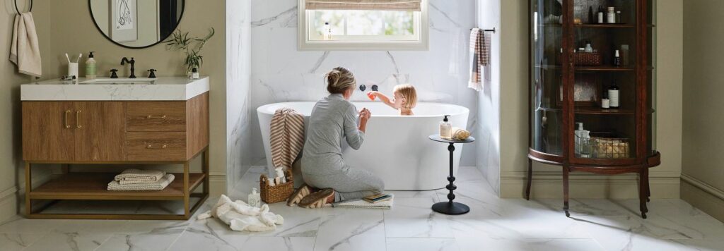 Bathroom tile flooring | Kelly's Carpet & Furniture